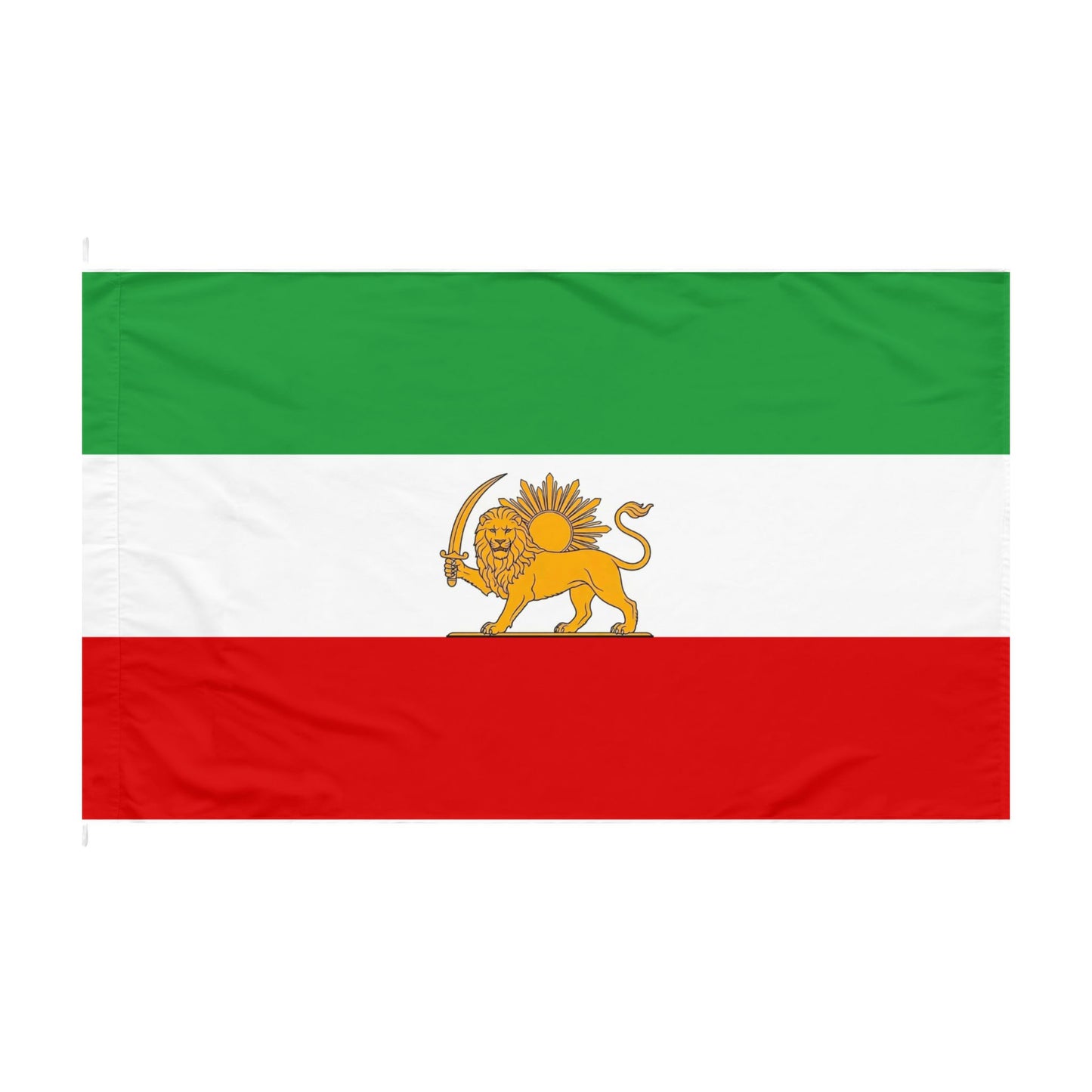 Iranian Lion Flag - Double-Sided Historical Persian Flag
