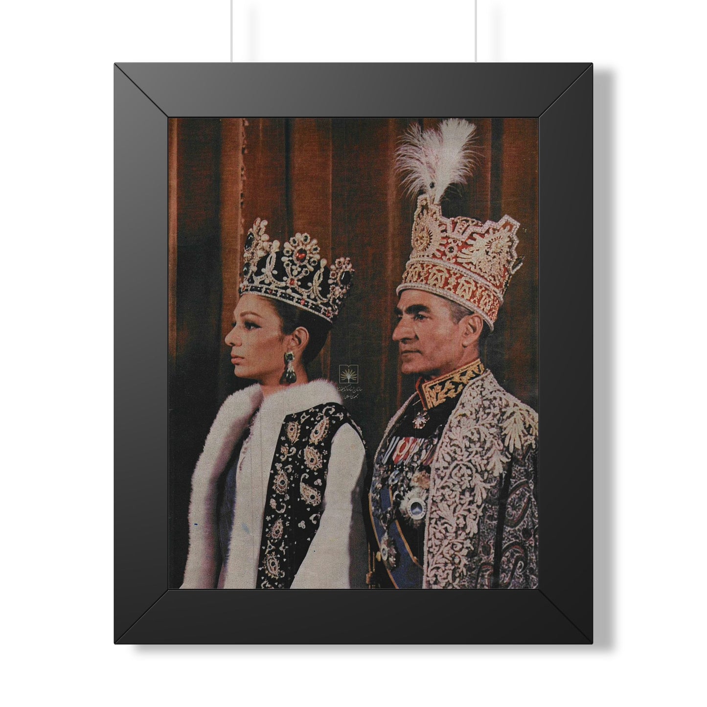 Framed Poster — Vintage Royal Portrait Wall Art