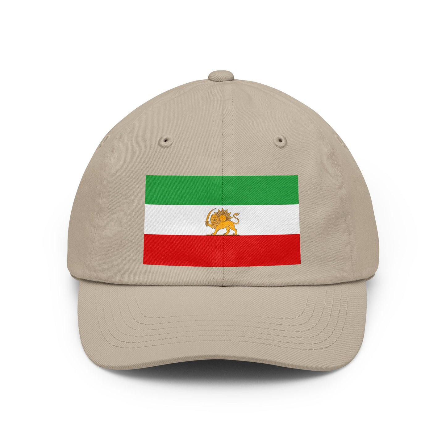 Dad Hat — Retro Iranian Flag Embroidered Patch