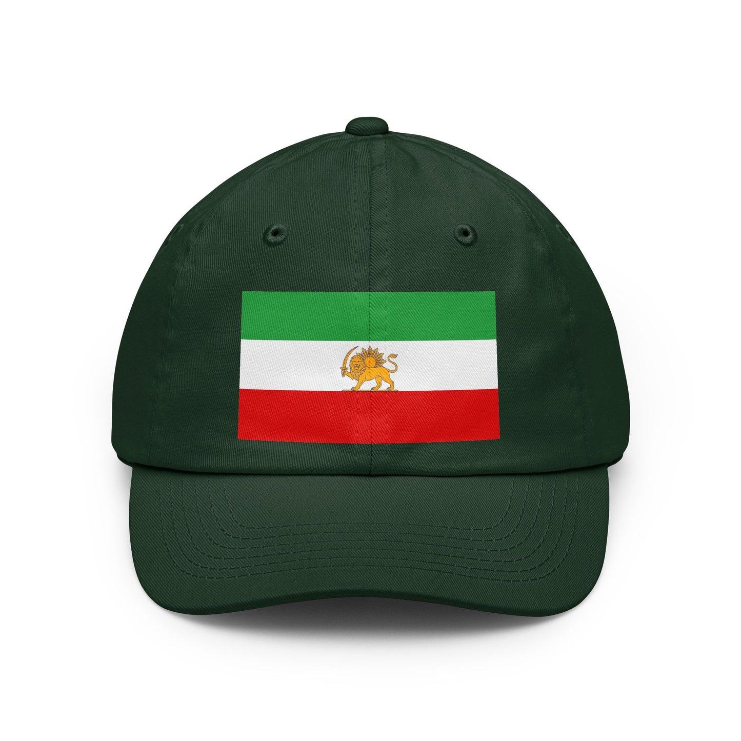 Dad Hat — Retro Iranian Flag Embroidered Patch