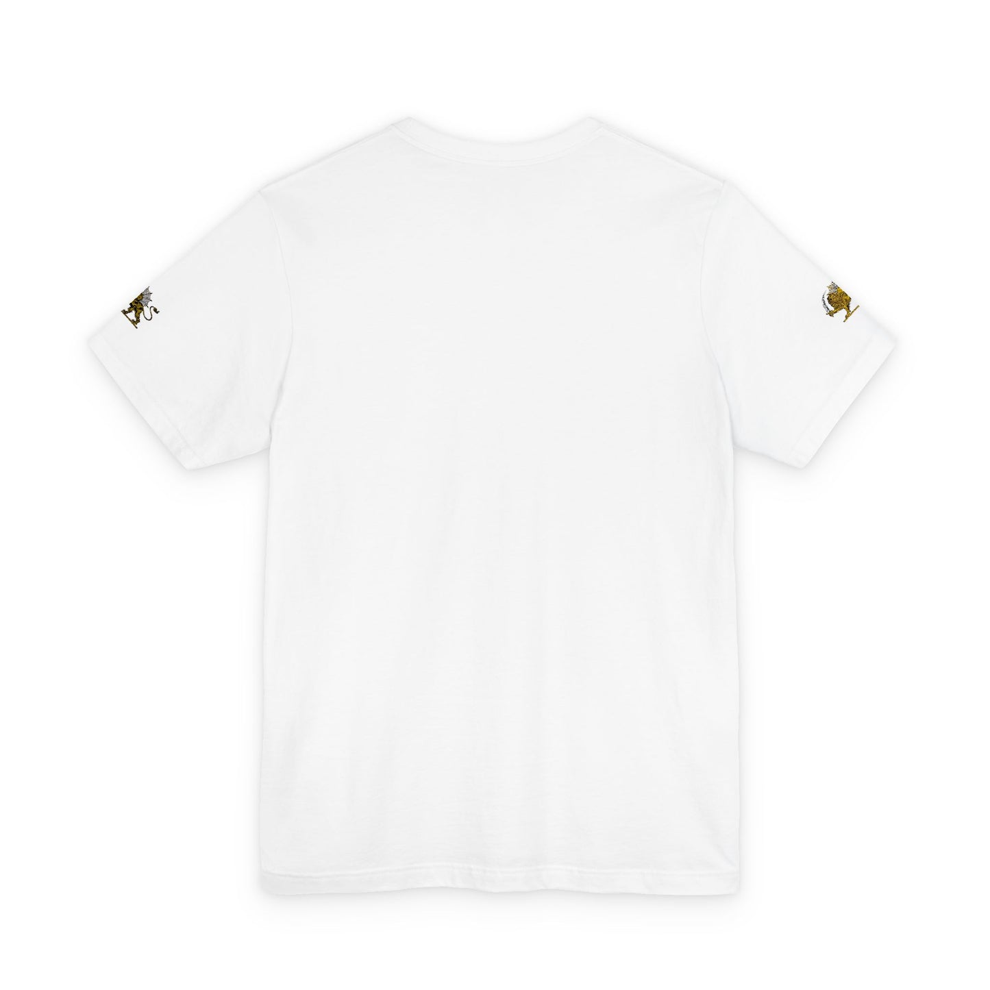 Pocket Lion Graphic Tee — Small Chest & Sleeve Wildcat Design