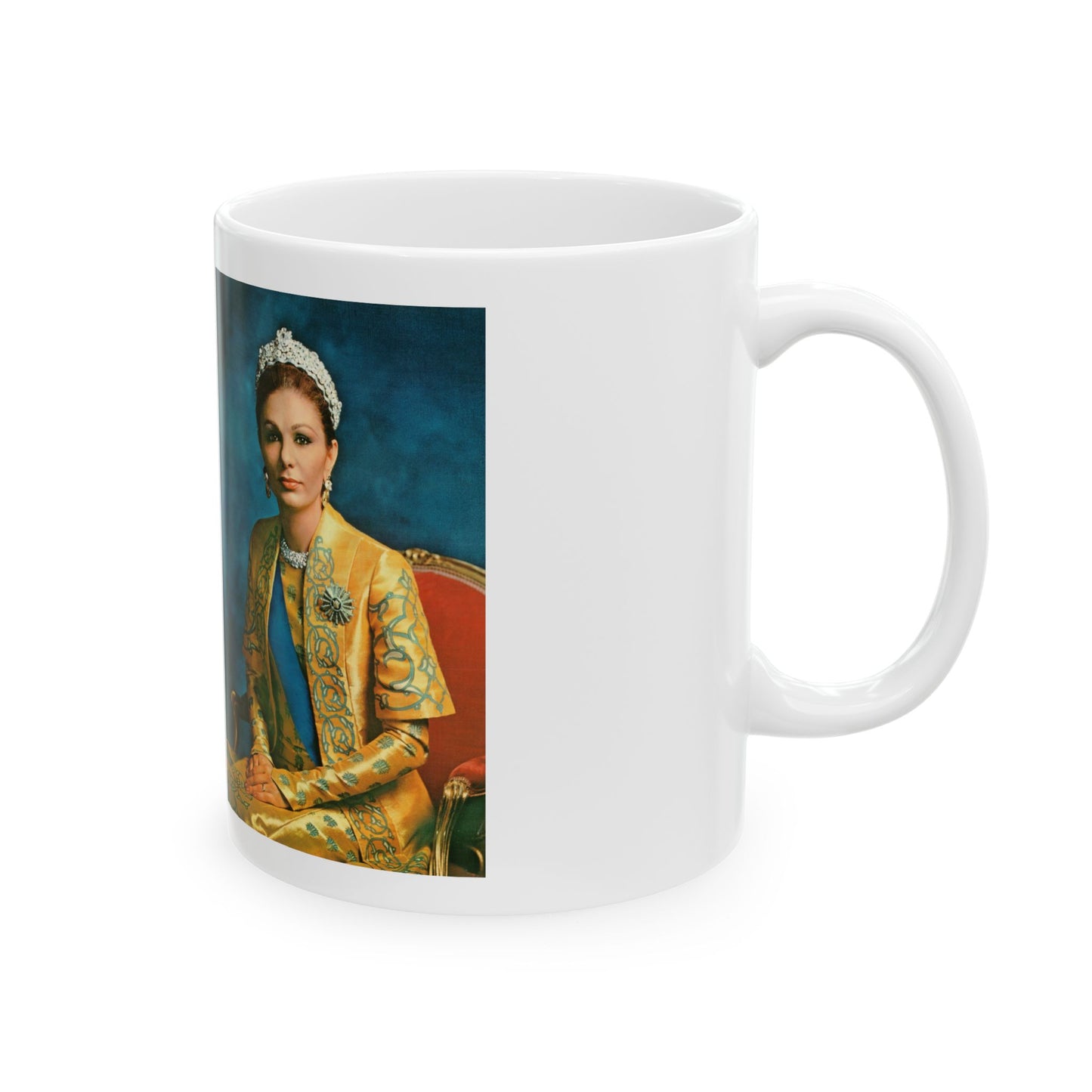 Royal Portrait Ceramic Mug – Vintage Regal Couple Coffee Cup (11oz, 15oz)