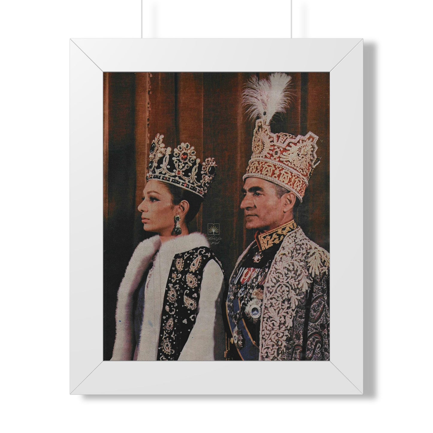 Framed Poster — Vintage Royal Portrait Wall Art