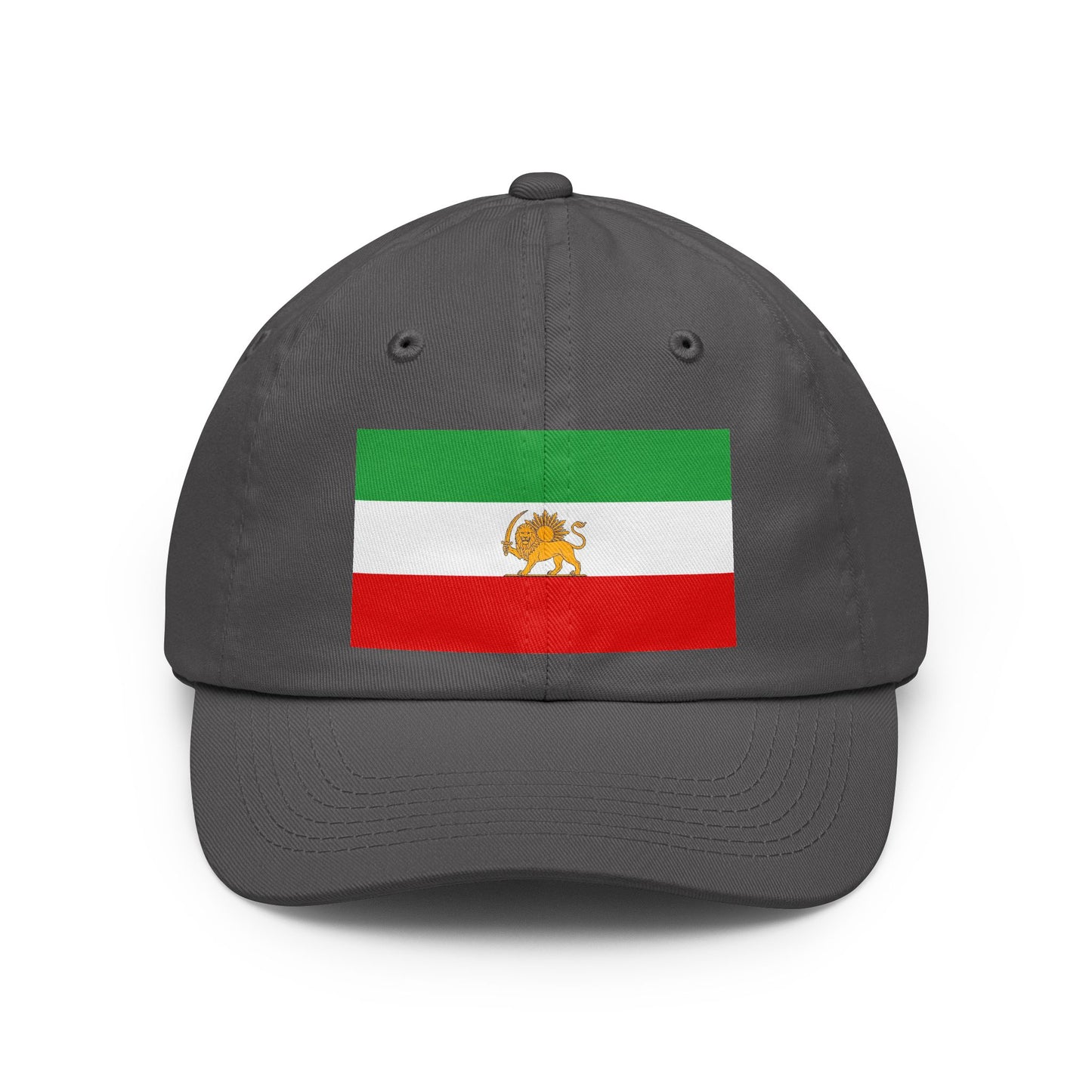 Dad Hat — Retro Iranian Flag Embroidered Patch