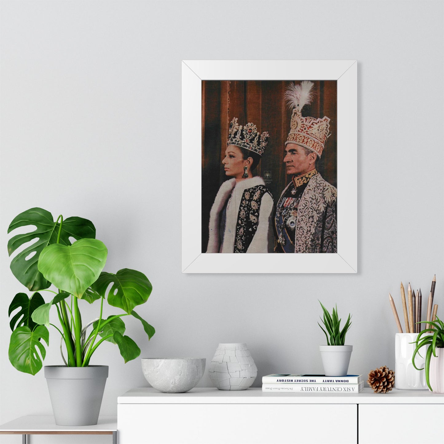 Framed Poster — Vintage Royal Portrait Wall Art