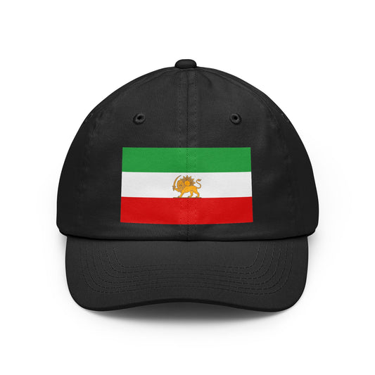 Dad Hat — Retro Iranian Flag Embroidered Patch
