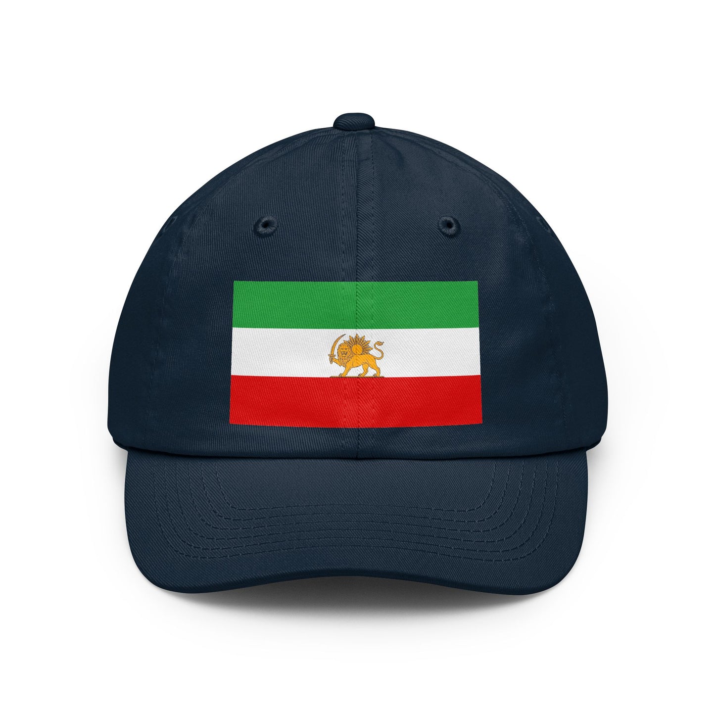 Dad Hat — Retro Iranian Flag Embroidered Patch