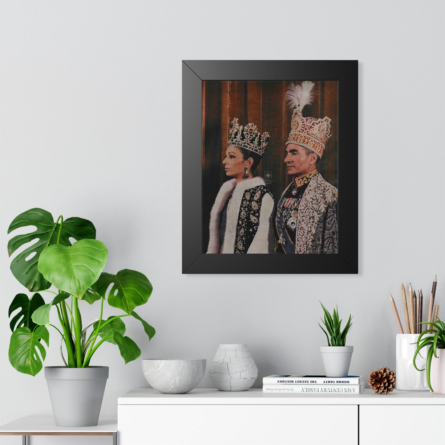 Framed Poster — Vintage Royal Portrait Wall Art